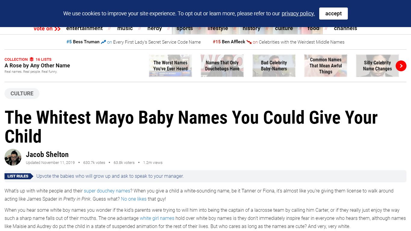 The 30+ Whitest Baby Names Ever - Ranker